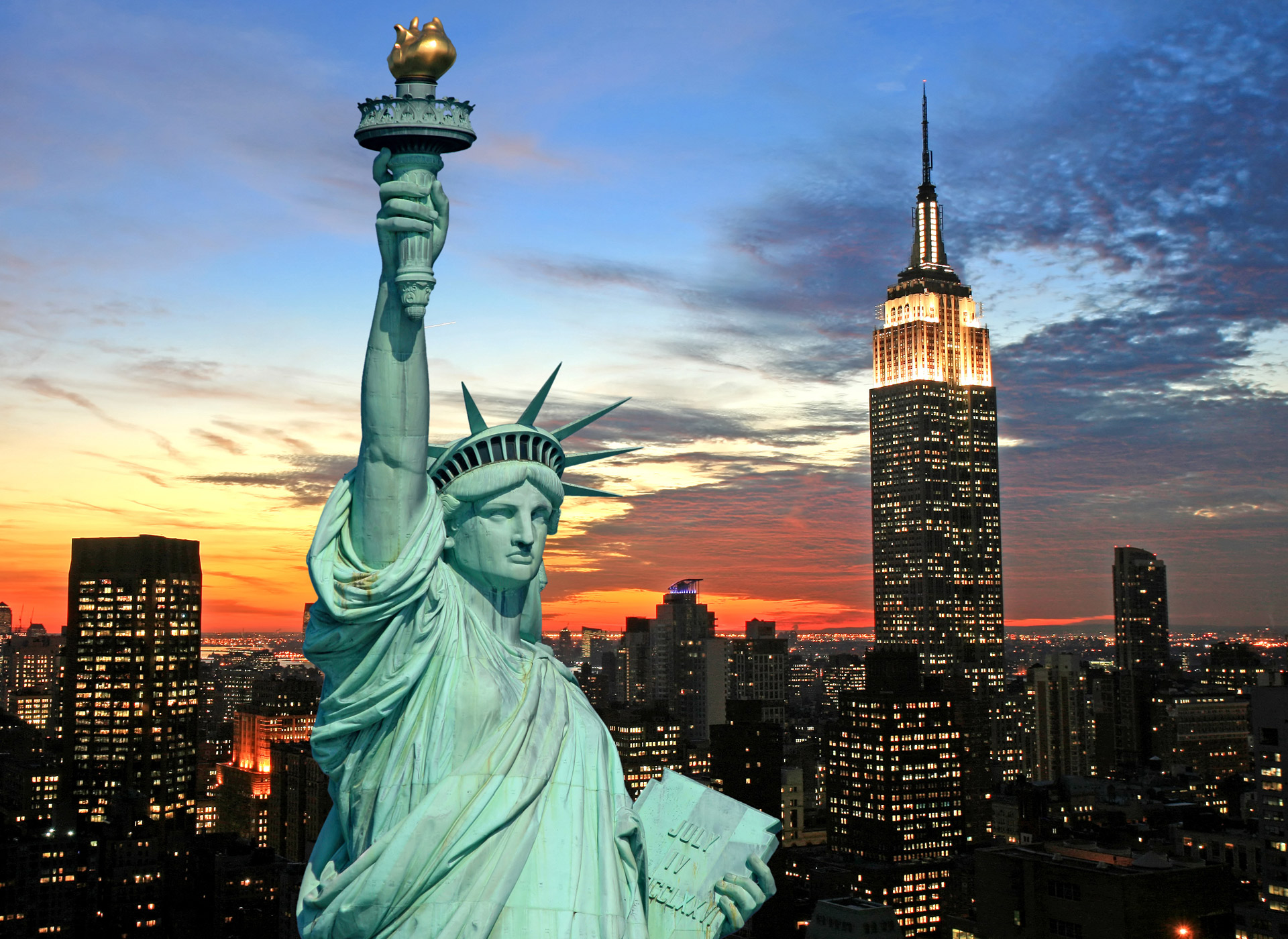 Usa, storby, frihetsgudinnen, firmatur, gruppetur, reise, opplevelse